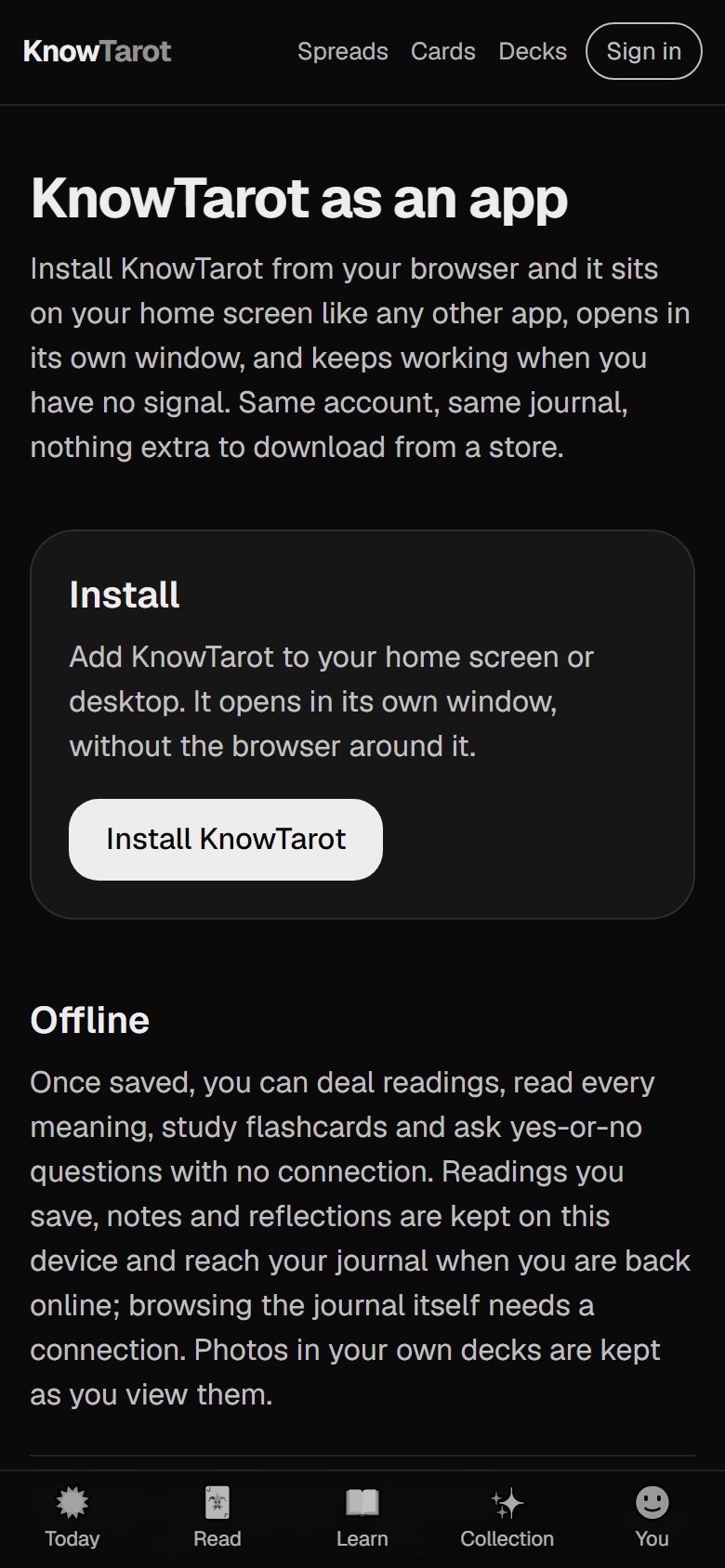 Install