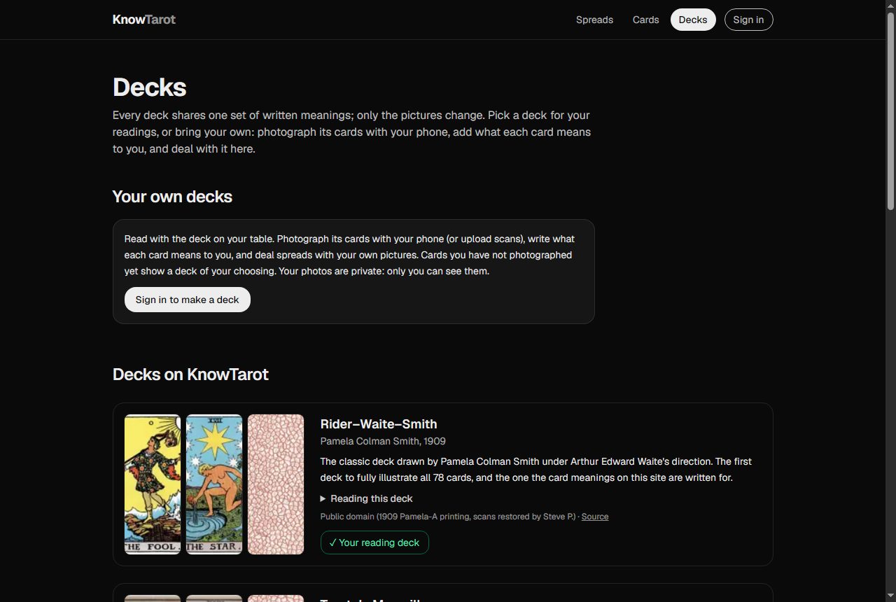 Decks