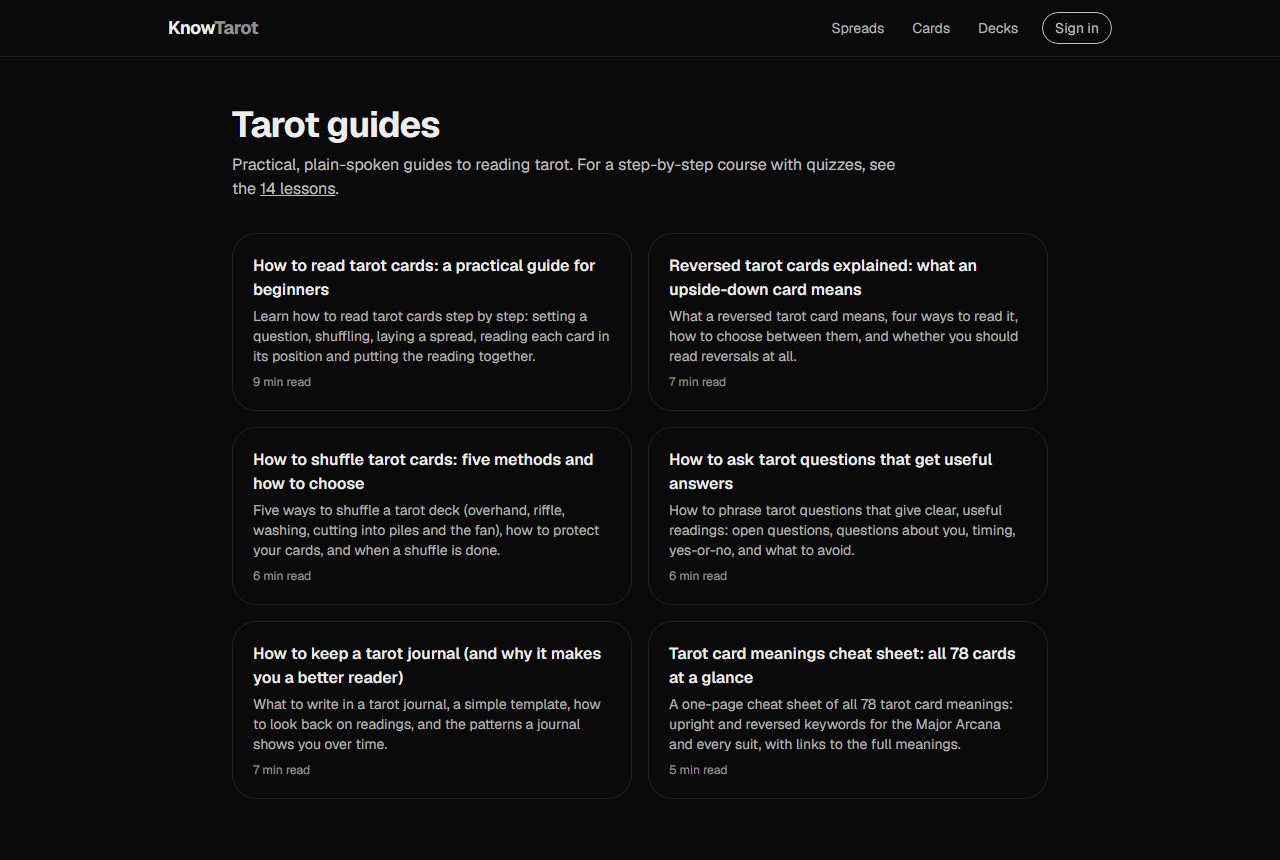 Guides