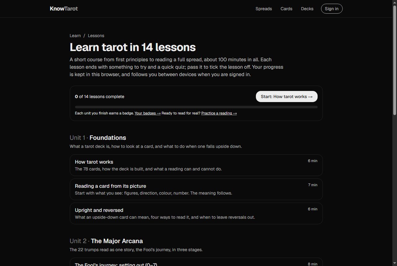 Lessons