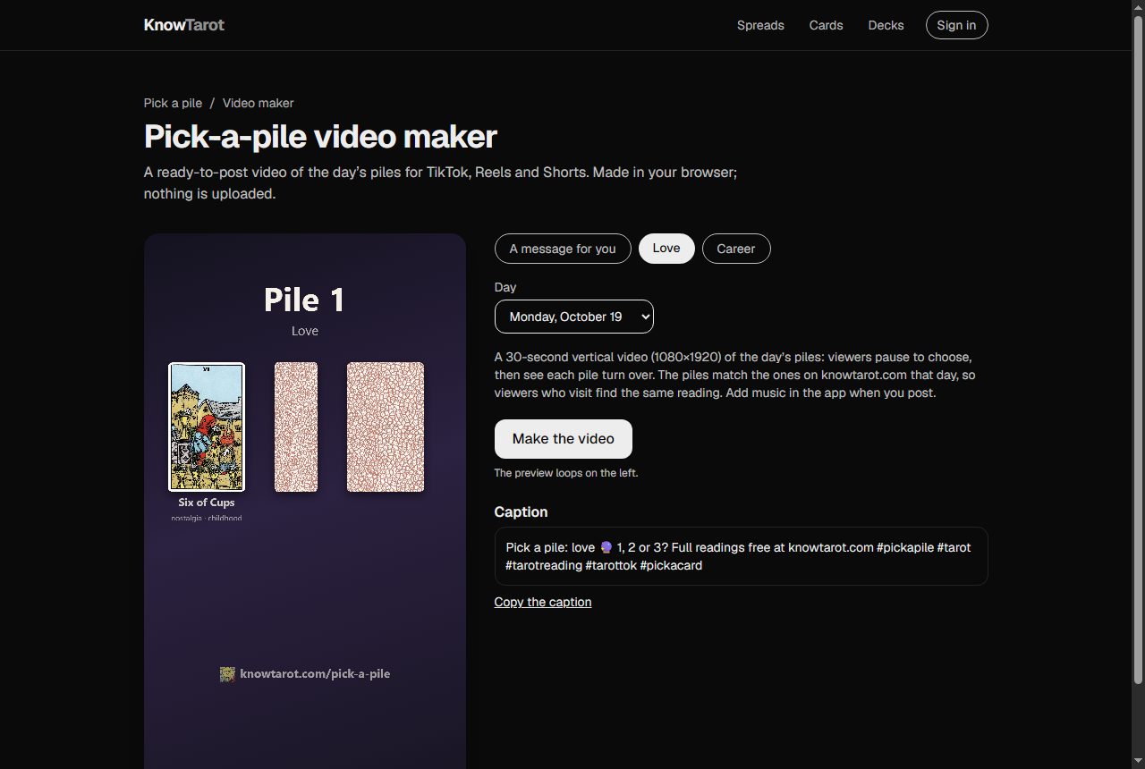 Video maker